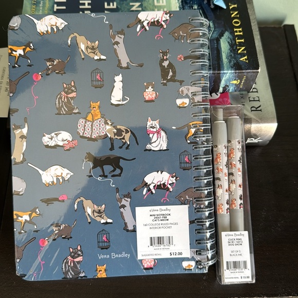 NWT Vera Bradley notebook pen lot - Picture 2 of 7